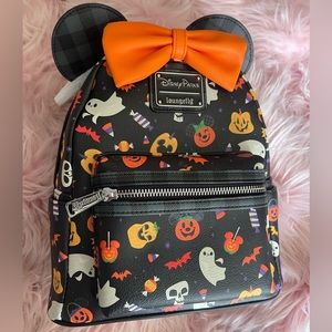 Loungefly Disney Parks 2021 Rare Mickey Mouse Halloween Mini Backpack